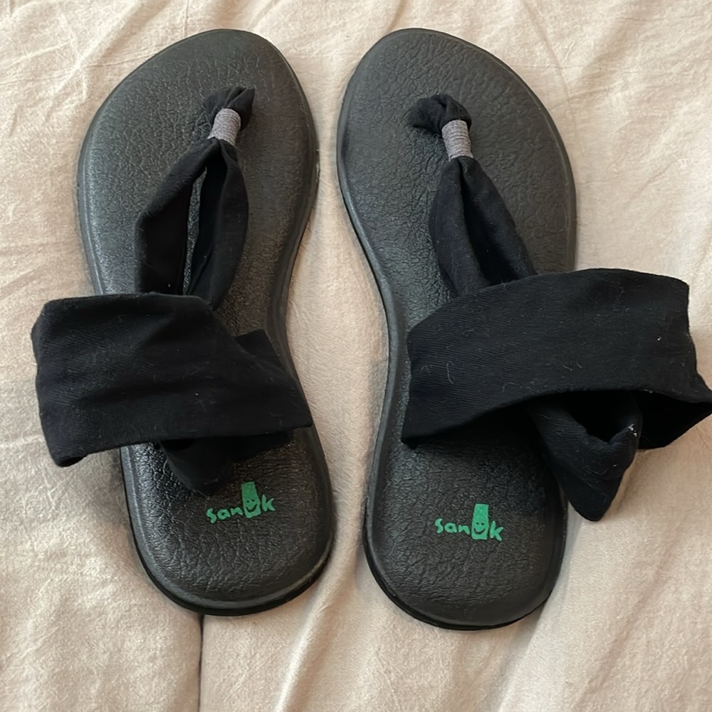 Sanuk yoga sling sandals sz 10 - Picture 3 of 5